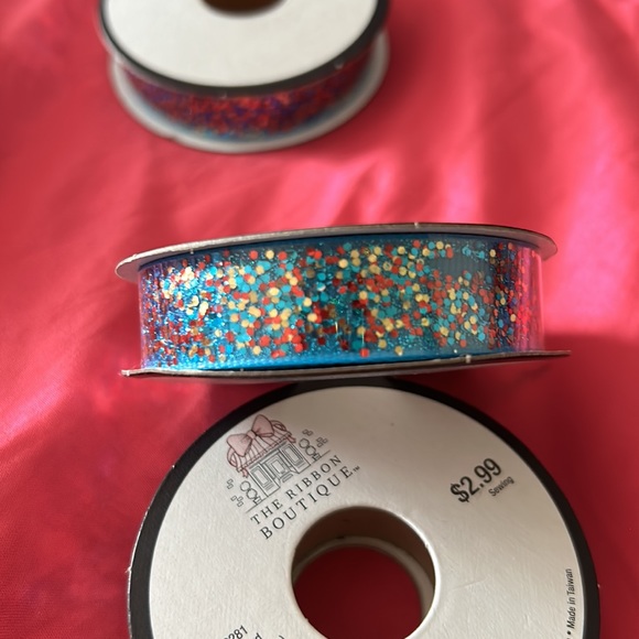 5/8 x 5yd Sewing Turquoise Ribbon - Picture 2 of 2